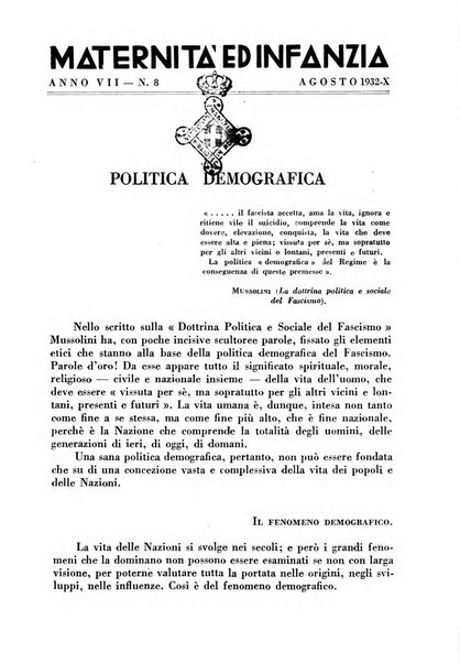 Maternità e infanzia bollettino mensile illustrato dell'Opera nazionale per la protezione della maternità e dell'infanzia