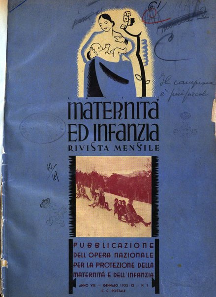 Maternità e infanzia bollettino mensile illustrato dell'Opera nazionale per la protezione della maternità e dell'infanzia