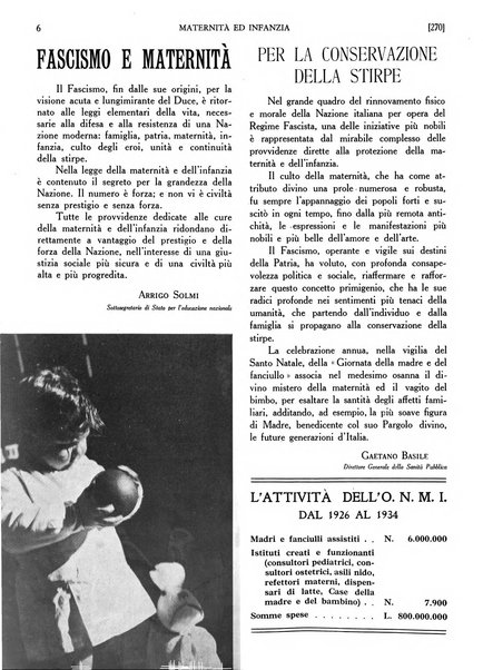 Maternità e infanzia bollettino mensile illustrato dell'Opera nazionale per la protezione della maternità e dell'infanzia