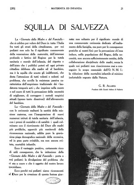 Maternità e infanzia bollettino mensile illustrato dell'Opera nazionale per la protezione della maternità e dell'infanzia