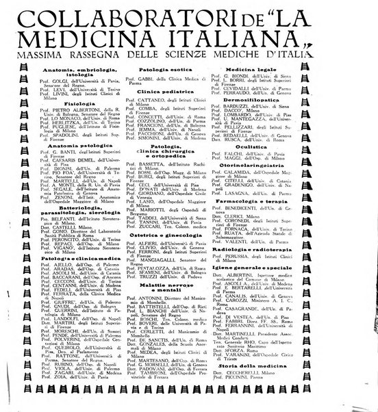 La medicina italiana