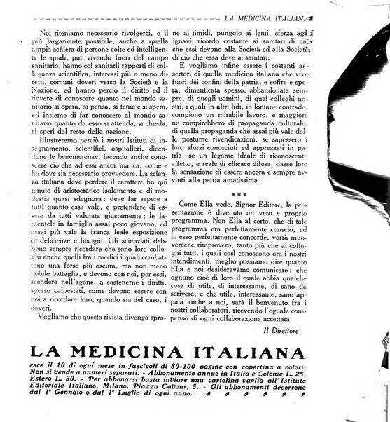 La medicina italiana