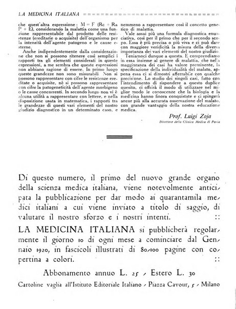 La medicina italiana