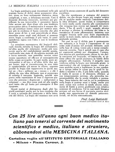 La medicina italiana