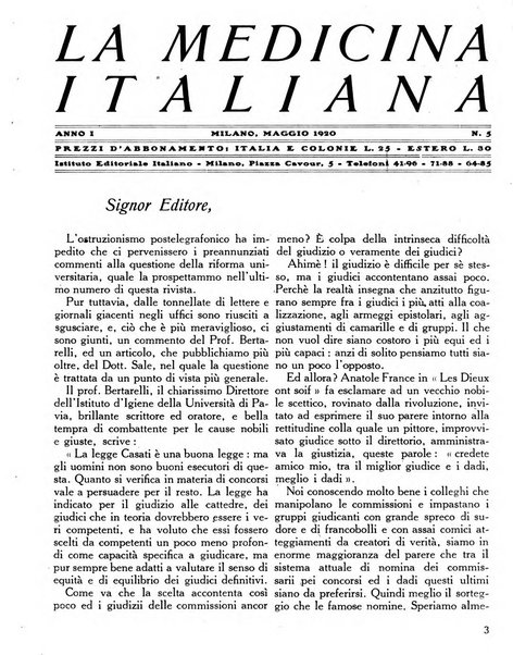 La medicina italiana