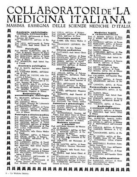 La medicina italiana