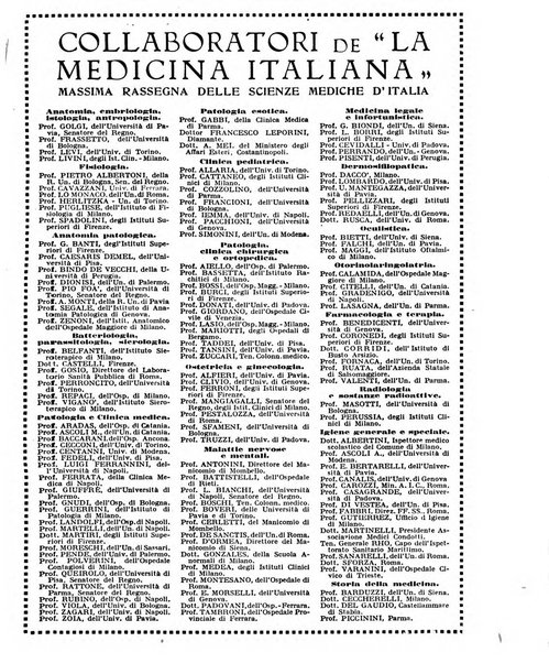 La medicina italiana