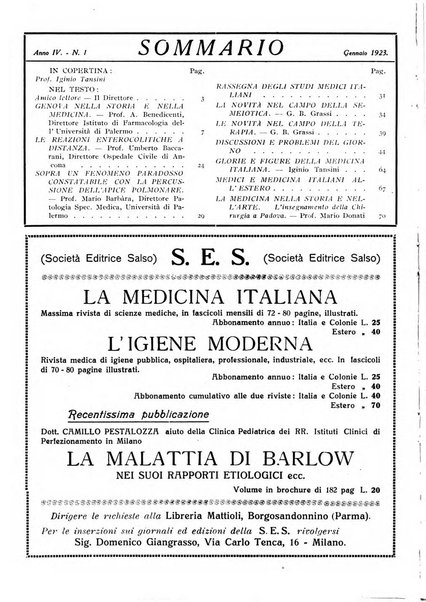 La medicina italiana