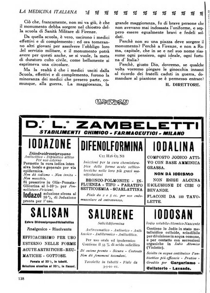 La medicina italiana