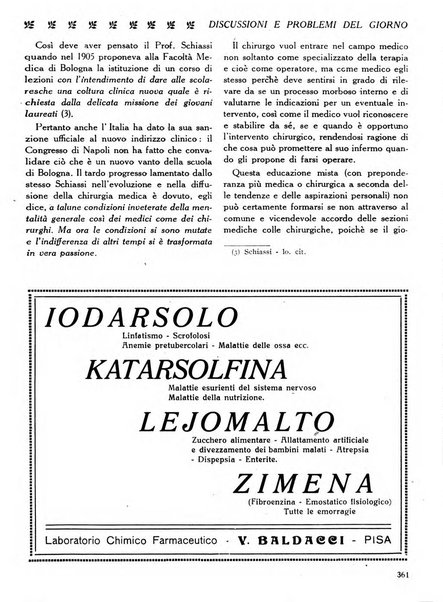 La medicina italiana