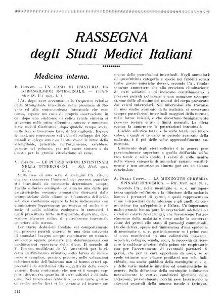 La medicina italiana