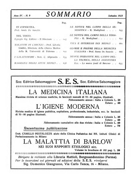 La medicina italiana