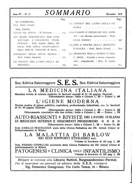 La medicina italiana