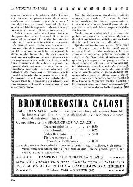 La medicina italiana