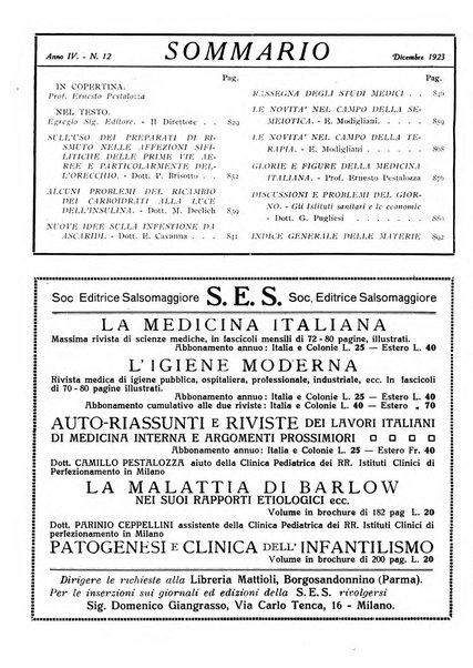 La medicina italiana