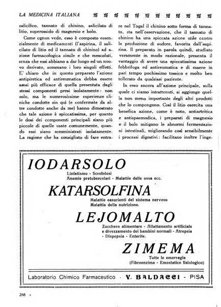 La medicina italiana