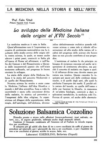 La medicina italiana