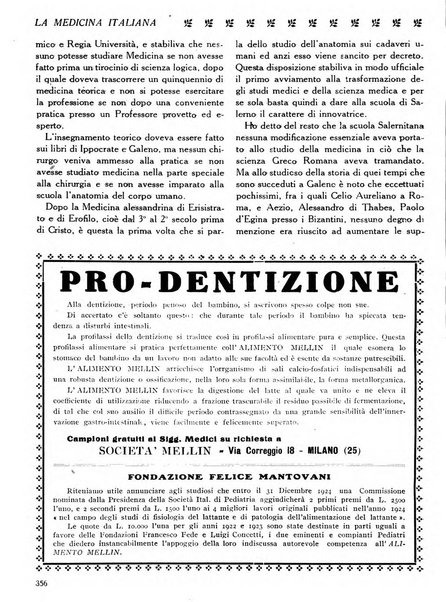 La medicina italiana