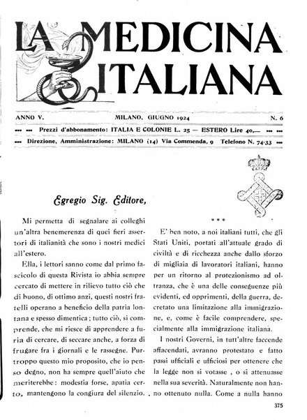 La medicina italiana