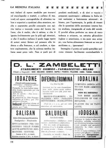 La medicina italiana