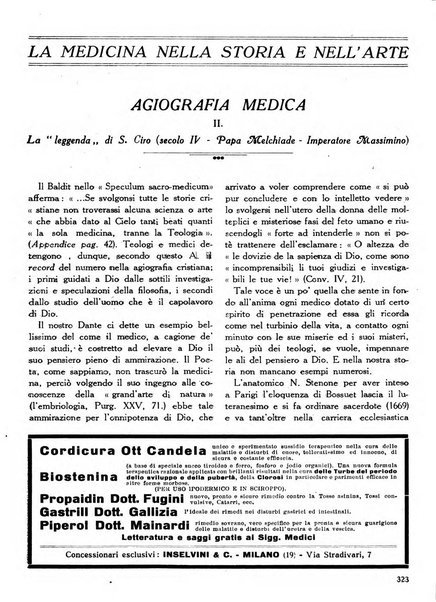 La medicina italiana