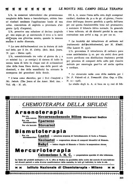 La medicina italiana