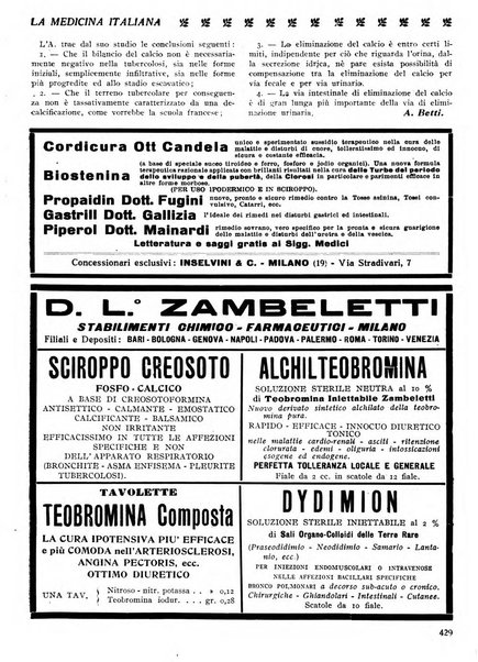 La medicina italiana