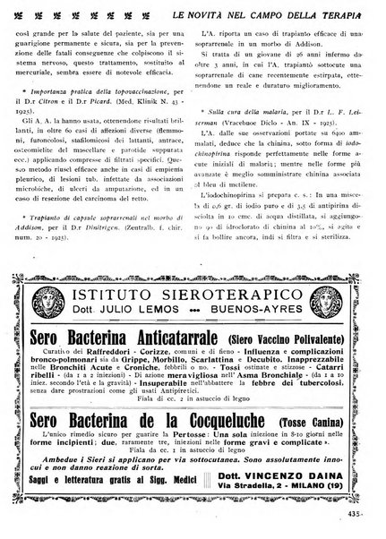 La medicina italiana