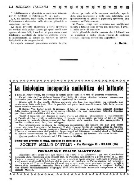 La medicina italiana