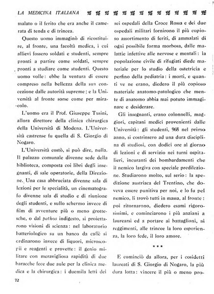 La medicina italiana