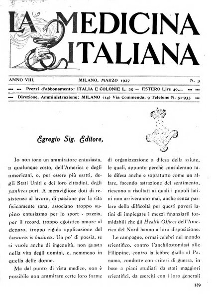 La medicina italiana