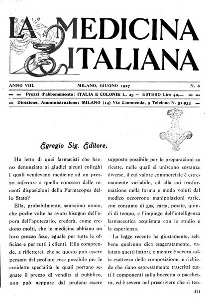 La medicina italiana