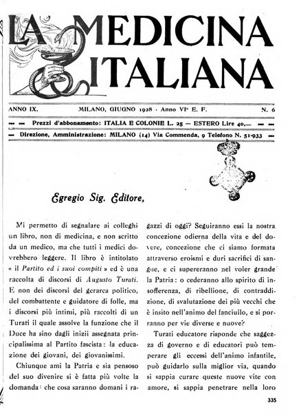 La medicina italiana