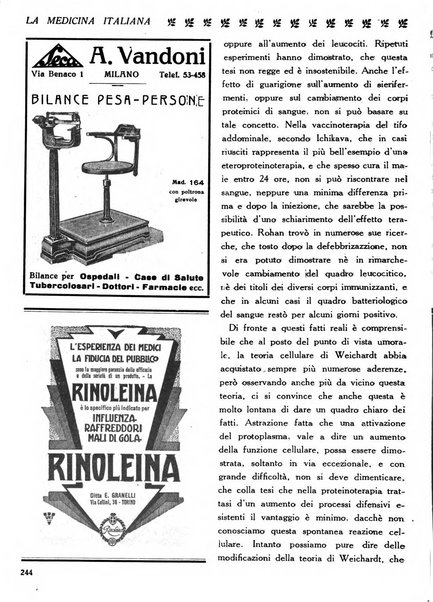 La medicina italiana