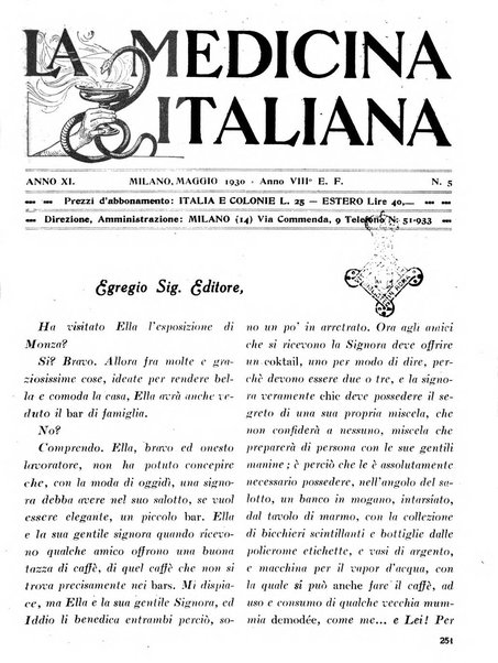 La medicina italiana