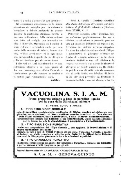 La medicina italiana