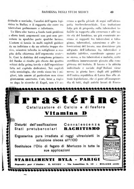 La medicina italiana