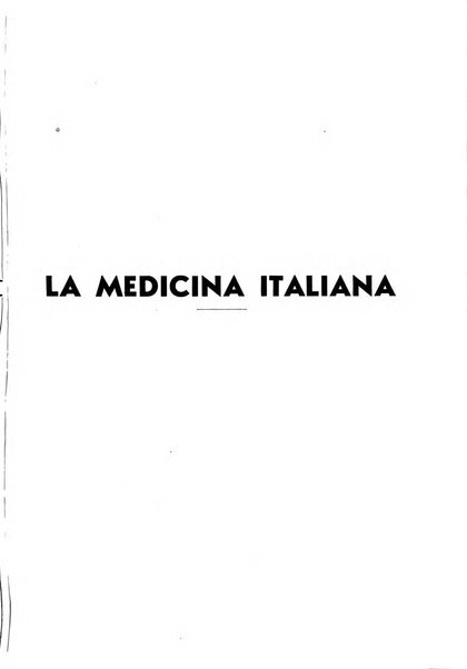 La medicina italiana