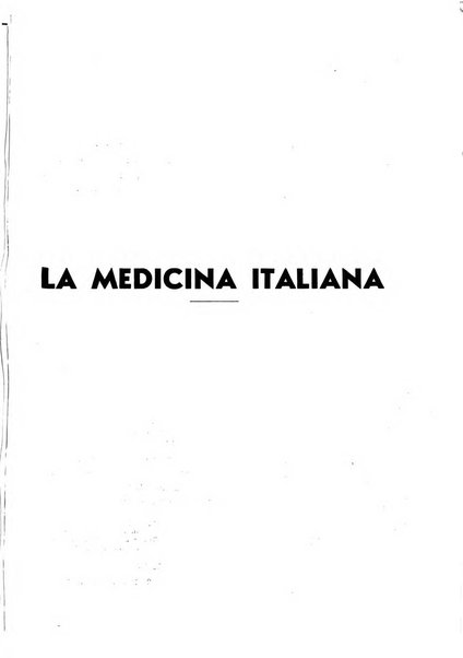 La medicina italiana