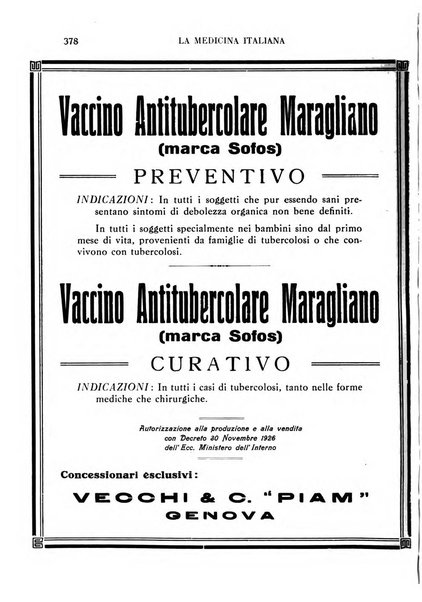 La medicina italiana