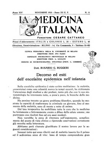 La medicina italiana