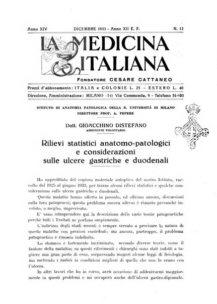 La medicina italiana