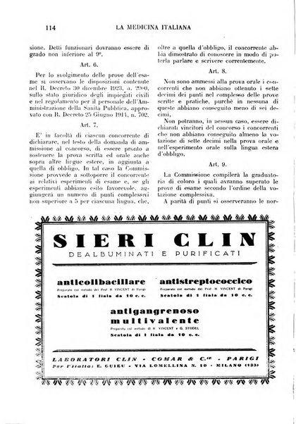 La medicina italiana