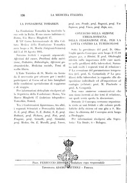 La medicina italiana