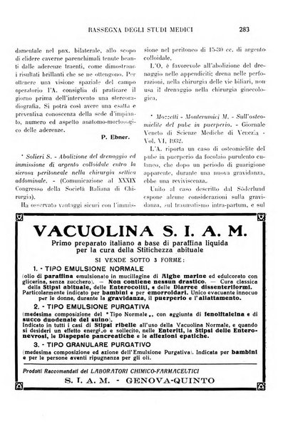 La medicina italiana