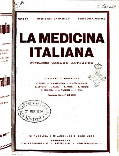 La medicina italiana