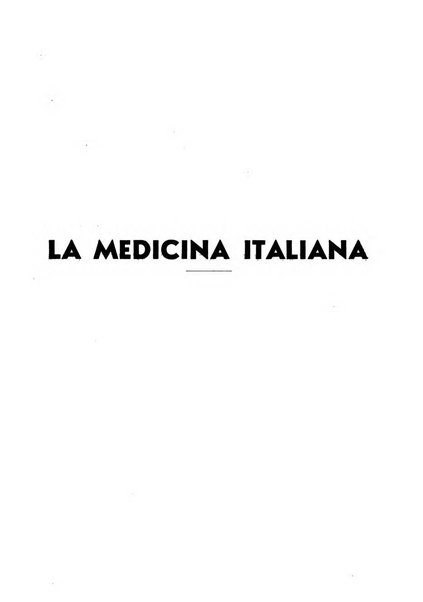 La medicina italiana