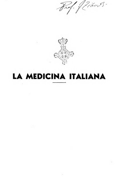 La medicina italiana