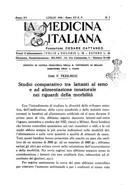 La medicina italiana