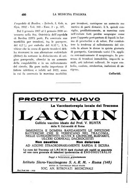 La medicina italiana